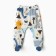 Children's sliders, white/dino color, height 80 cm