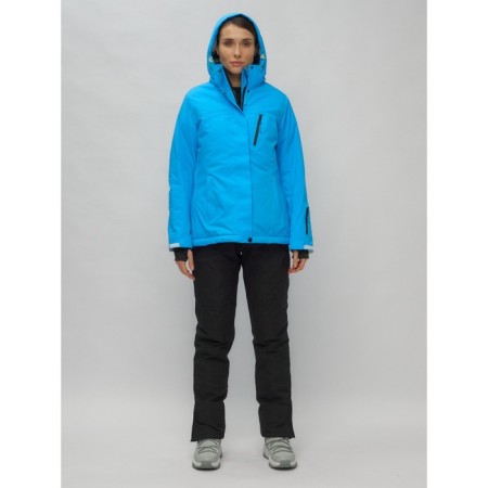 Ski suit female, size 42, blue color-22