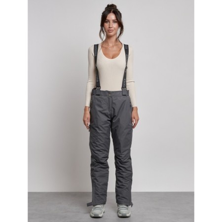 Semi -combinezone ski insulated female winter, size 48, color gray