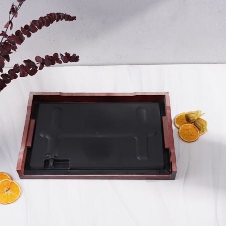Table for a tea ceremony with a tray "Hieroglyphs", 43 × 27.5 × 5 cm-5