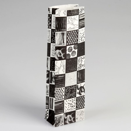 Pack Pack Package "Graphics", matte, black, 7 x 4 x 23 cm