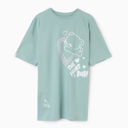 Homemade dress, mint color, size 46 (m)-5