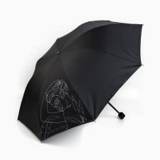Women's mechanical umbrella “Dream!”, 8 spokes, d = 95, black color