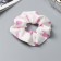 Hair gum "Orbit" Classic Heart, 10 cm, pink-white