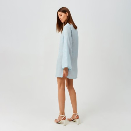 Women's tunic Minaku: Summer Time Blue Color, size 46-48-1