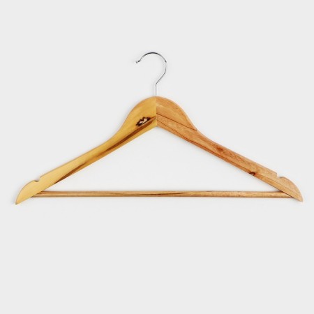 Shoulders - wooden hangers "Home", 44.5 x 23 cm-1