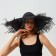 Women's hat Minaku "Summer Mood", size 56-58, color black