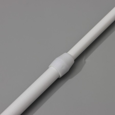Universal cornice, sliding 55-90 cm, white color-7