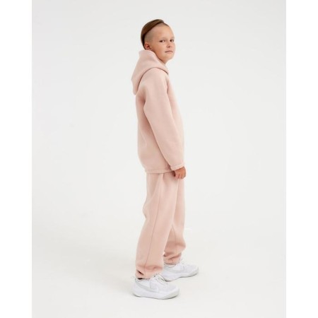 Худи детское MINAKU: Basic Line KIDS цвет пудровый, рост 134-10