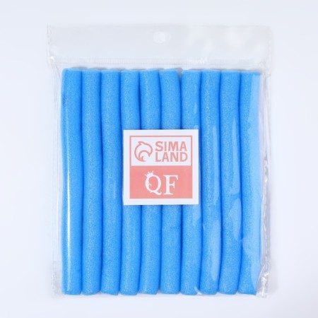 Bigudi "Boomerang", D = 1 cm, 15 cm, 10 pcs, color mix-4