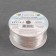 Silicone cord, d = 1.5 mm, 50 m, transparent color, ecg-1.0