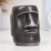 Kashpo - organizer "The Iduman Moai" large "gray stone, 11cm