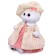 Soft toy "Lee-Lee in a summer coat in a cage", 24 cm
