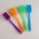 Brush for dishes with a curved handle of a share, 3 × 4 × 20 cm, color mix