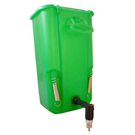 The drinker is nipple, with a capacity of 1 liter, for rabbits and birds, plastic-2