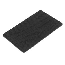 The rug anti -slipping under the skin of a crocodile 20 × 13 cm, black
