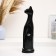 Figure "Cat Egyptian No. 1" Small black glossy 10x10x31cm