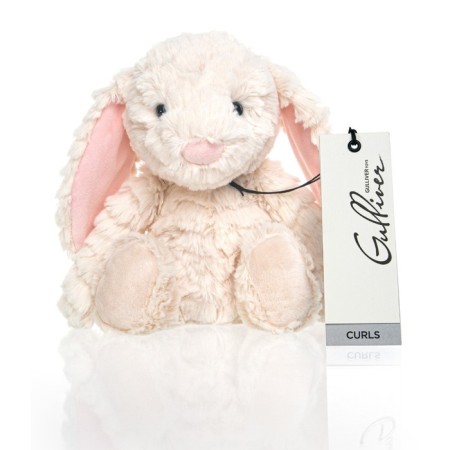 Soft Gulliver toy "Rabbit Persik", beige color, 26 cm