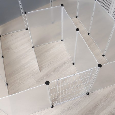 The aviary 24 sections are plastic, (link 50 x 70 cm), white-4