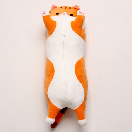 Soft toy "Kit" with a blanket, 65 cm, red color-3