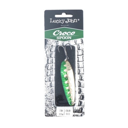 Flowering oscillating Lucky John Croco Spoon, 7.7 cm, 22 g, color 015-1