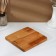 Adelica plate "Classics", 19 × 19 × 1.8 cm, saturated with mineral oil, birch