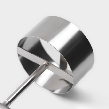 Knife for removing the core Steel, d = 5 cm, chrome color-2