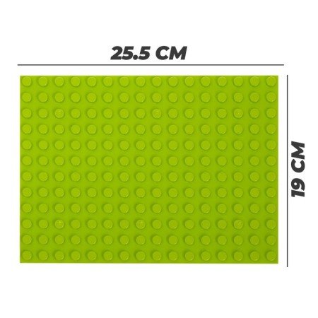 Overective plate for the designer, small light color 25.5 x19 cm-1