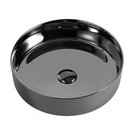 ABBER Bequem AC2109GS sink, invoice, 400x400x120 mm, silver color-2
