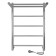 Electric towel Indigo Line, 600x500 mm, hidden installation, chrome