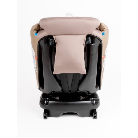 AMAROBABY BRILLANT, ISOFIX fastening, class D, group 0+/1/2/3 (0-36 kg), beige color, beige-14
