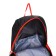 Tourist backpack 25l, folding, waterproof, with lightning, 4 pockets, black color