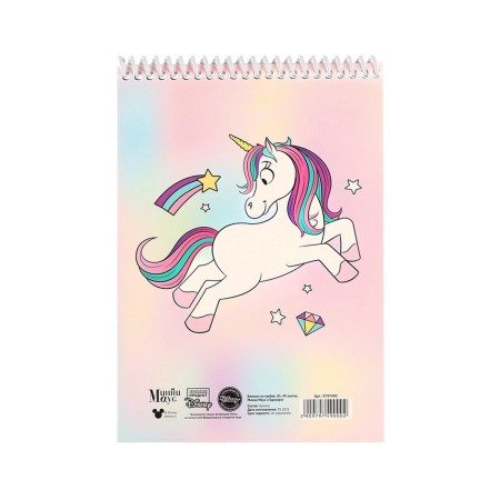 Notepad A5, on the crest, 40 sheets, Minnie Mouse and Unicorn-6