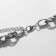 The necklace "chain" standard, silver color, 45 cm