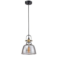 Светильник подвесной Maytoni T163-11-C, 1хE27, 40Вт, 20х20х150 см, цвет чёрный
