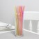 Disposable tubes for drinks of the share, 21 cm, d = 5 mm, 250 pcs, neon, with corrugation, color mix