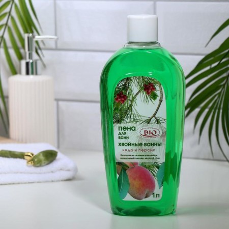 Bath foam "coniferous baths", cedar and peach, 1000 ml