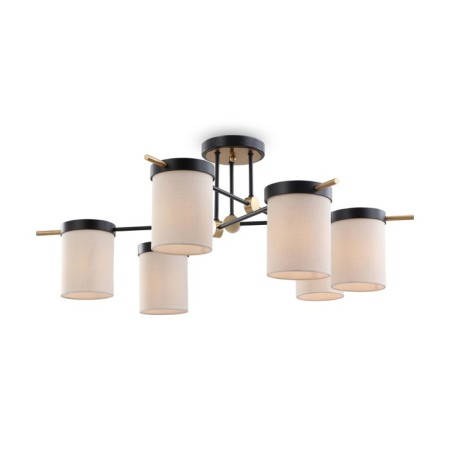 Freya FR5377CL-06B Bogy, 950x950x330 mm ceiling lamp, E14, 6x40W, black color black