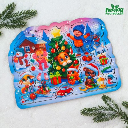 New Year's puzzle "New Year! Best holiday for guys "-1