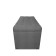 Puff with a lid and weighting, 800 × 400 × 420 mm, lunar matting, Ash color
