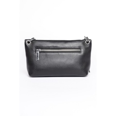 Bag Cross-Body Women's, genuine leather, Ludor black, 25x7x13 cm-1