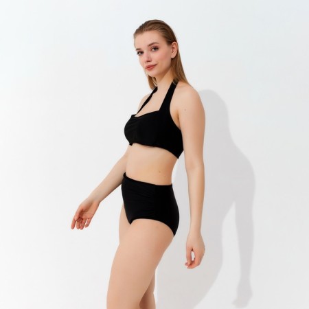 Top bathing female minku on ties, black color 52-2
