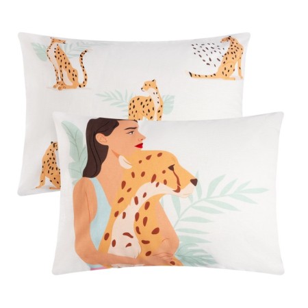 Set of pillowcases "Ethel" Leo 50x70 cm - 2 pcs, 100% cotton, calico