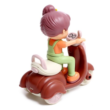 Inertial motorcycle "flight", color mix-2