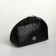 Cosmetic bag with lightning Textura, black color