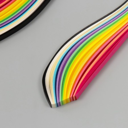 Quilling set of 170 strips with instruments "Sunner Sun in the Mountains" 25x33.7 cm-6