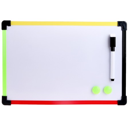 Magnetic-marker board with magnets and marker "Color" 1 × 30 × 20 cm, mix-4