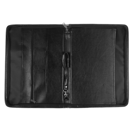 Business, artificial leather, 360 x 260 x 30 mm, 6D041 "lux", black (handle-Petle)-3