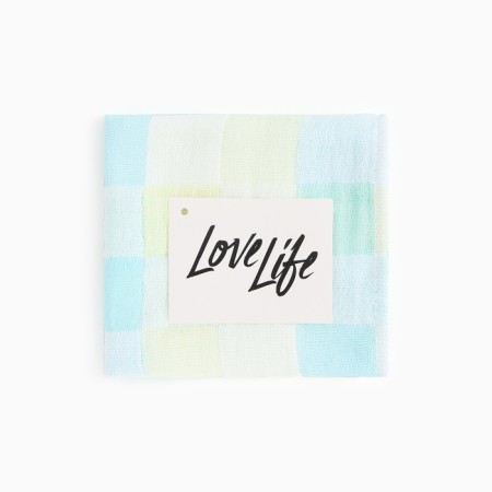 Lovelife towel "cells", col. blue, 26*50 cm, 100% cotton,-3