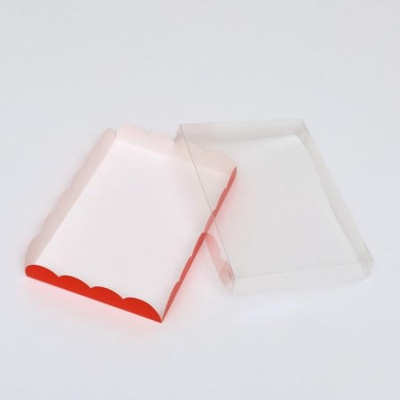 Box for cookies, red, 22 x 15 x 3 cm-3